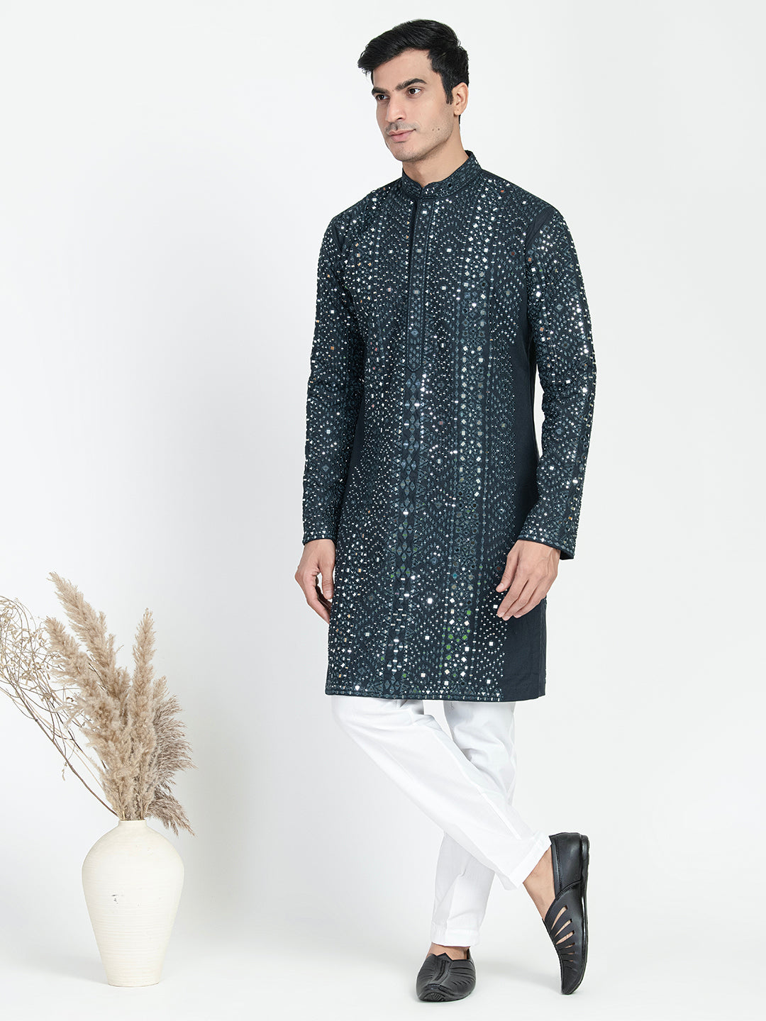 Heavy Real Glassworked Kurta Set