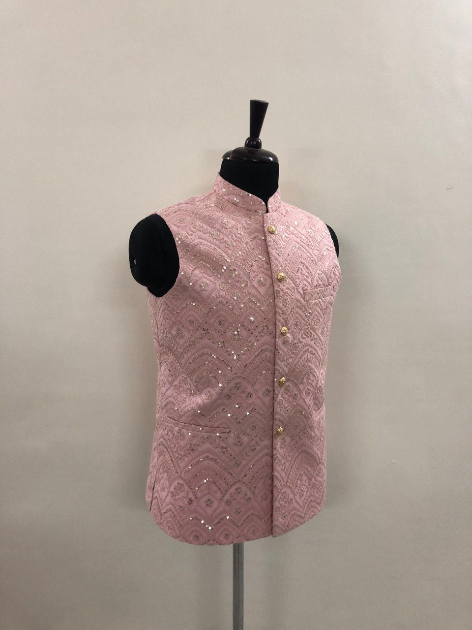 Chikankari Embroidery Kurta Jacket Set