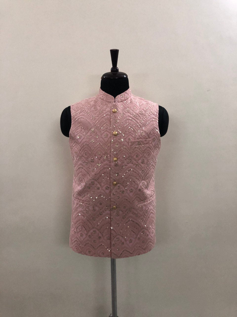 Chikankari Embroidery Kurta Jacket Set