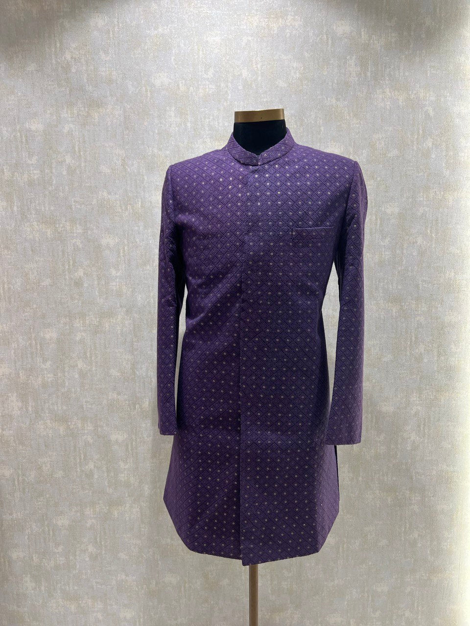 Chikankari Sequins Work Indowestern Set