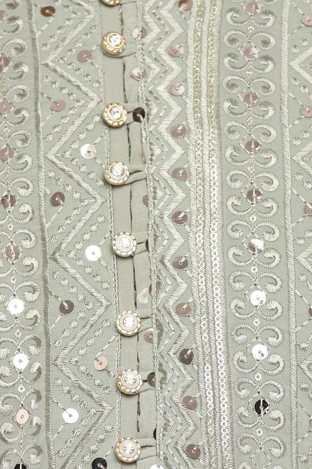 Formal Panel Embroidered Kurta Set