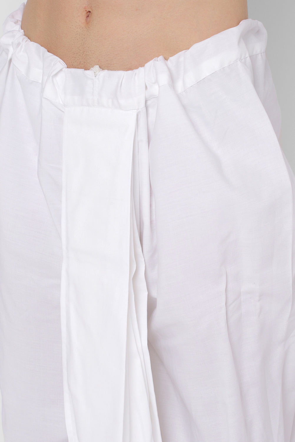 Mens Embroidered Cotton Dhoti Kurta Set