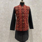 Kashmiri Embroidery Kurta Jacket Set