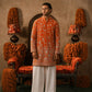 Hand Embroidered Short Kurta With Wide Leg Pants