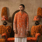 Hand Embroidered Short Kurta With Wide Leg Pants