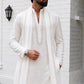 Hand Embroidered Short Kurta With Dupatta