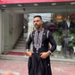Threadwork Japaneese Kurta Set With Dupatta
