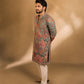 Multicolored Floral Themed Embroidered Kurta Set