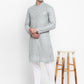 Lucknowi Sequins Worked Chikankari Kurta Set