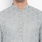 Lucknowi Sequins Worked Chikankari Kurta Set