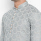 Lucknowi Sequins Worked Chikankari Kurta Set