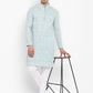 Lucknowi Sequins Worked Chikankari Kurta Set