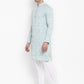 Lucknowi Sequins Worked Chikankari Kurta Set