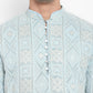 Lucknowi Sequins Worked Chikankari Kurta Set