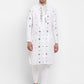 Hand Embroidered Glass Work Kurta Set