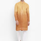 Ombre Effect Mirrorwork Kurta Set