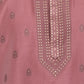 Cotton Silk Textured Brocade Silk Kurta Set