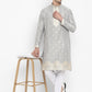 Cotton Silk Textured Brocade Silk Kurta Set