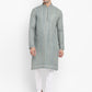 Lucknowi Sequins Worked Chikankari Kurta Set