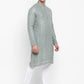 Lucknowi Sequins Worked Chikankari Kurta Set