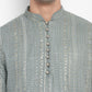 Lucknowi Sequins Worked Chikankari Kurta Set