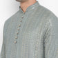 Lucknowi Sequins Worked Chikankari Kurta Set