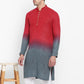 Ombre Dyed Chikankari Kurta Set With Sequins