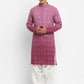 Ombre Dyed Chikankari Kurta Salwar Set