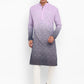 Ombre Dyed Chikankari Kurta Set