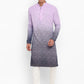 Ombre Dyed Chikankari Kurta Set