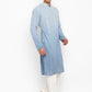 Ombre Dyed Mirrorwork Kurta Set