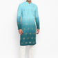 Ombre Dyed Chikankari Kurta Set