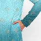 Ombre Dyed Chikankari Kurta Set