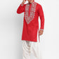 Handwork Placement Embroidery Kurta Set