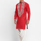 Handwork Placement Embroidery Kurta Set