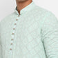 Ombre Dyed Chikankari Kurta Set With Sequins