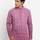 Ombre Dyed Chikankari Kurta Salwar Set