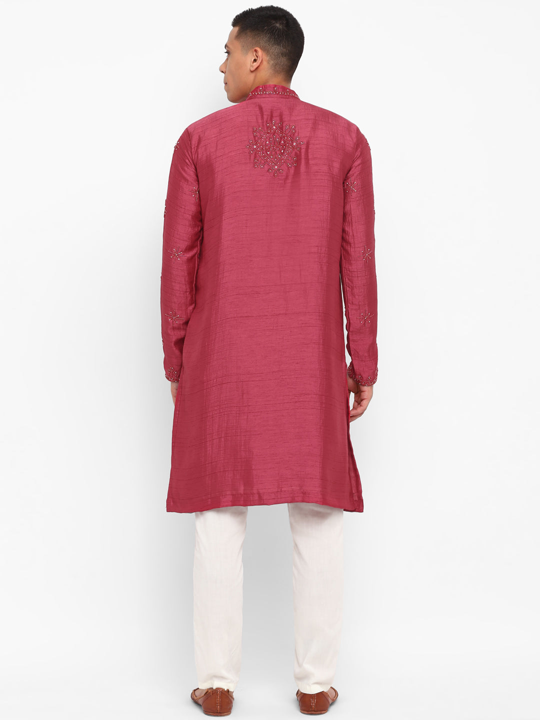 Handwork Placement Embroidery Kurta Set