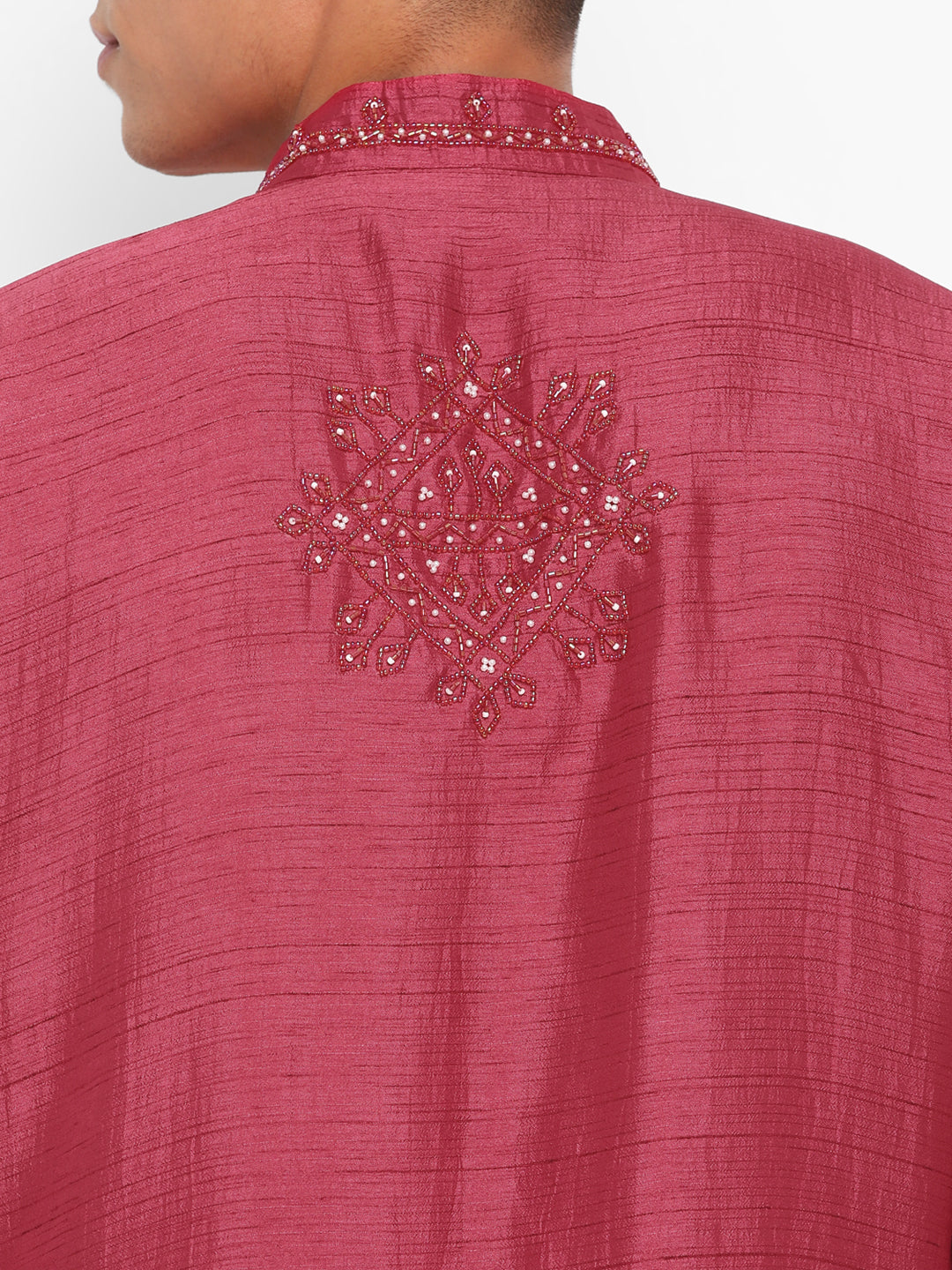 Handwork Placement Embroidery Kurta Set