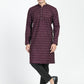 Formal Thread Embroidery Multicolored Kurta Set