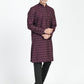 Formal Thread Embroidery Multicolored Kurta Set