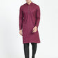 Mens Crown Designed Sequins Work Kurta Set