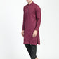 Mens Crown Designed Sequins Work Kurta Set