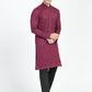 Mens Crown Designed Sequins Work Kurta Set