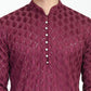 Mens Crown Designed Sequins Work Kurta Set