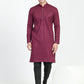 Mens Crown Designed Sequins Work Kurta Set