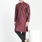 Formal Thread Embroidery Multicolored Kurta Set