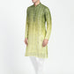 Ombre Effect Mirrorwork Kurta Set