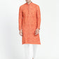 Lucknowi Sequins Worked Chikankari Kurta Set