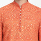 Lucknowi Sequins Worked Chikankari Kurta Set